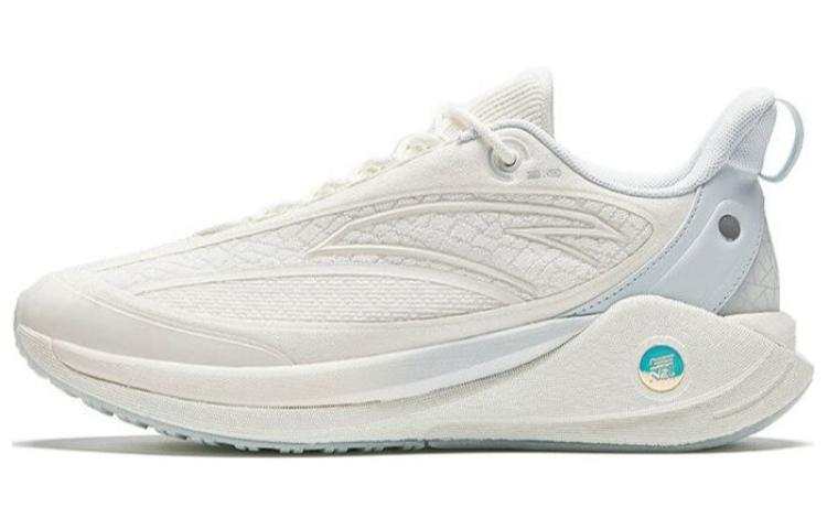 Anta C37 Series Breathable Low top Running Shoes Men's White Gray