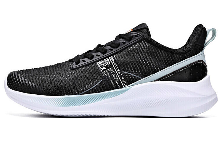 361° Cushioning Breathable Lightweight Low top Running Shoes Women's Black Green