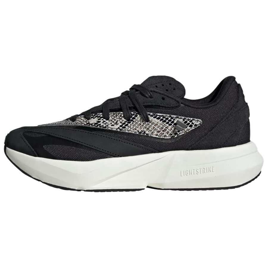 Adidas Adidas LIGHTBLAZE Leather Abrasion Resistant Abrasion Resistant Low top Running Shoes Unisex Black