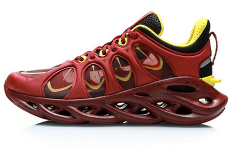 Li-Ning LiNing Arc ACE Men's NYFW Cushion Running Shoes - Red/Yellow/Black