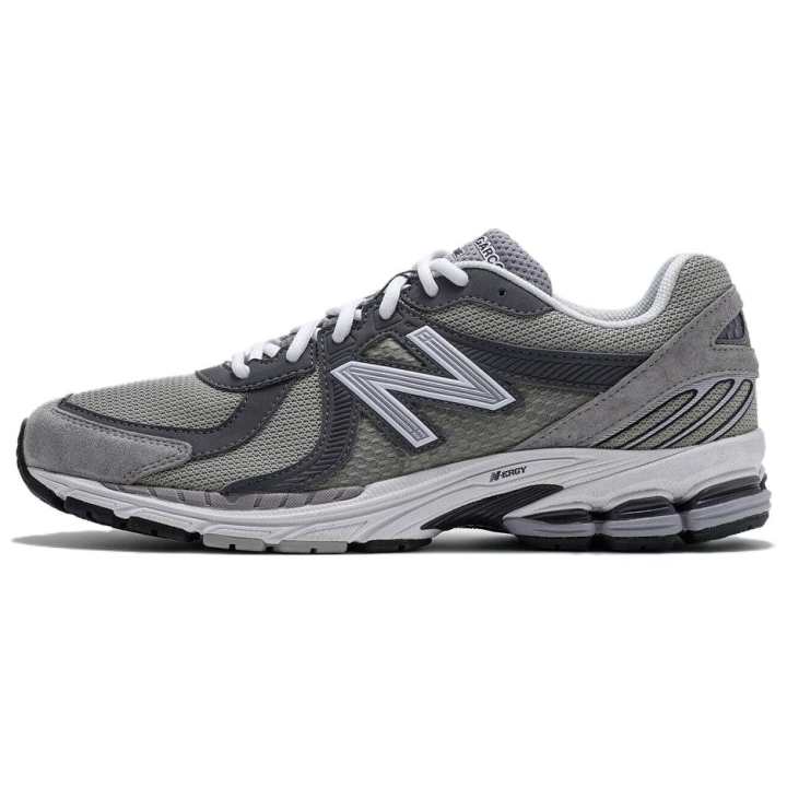 New Balance Comme Des Garçons HOMME x New Balance 860 V2 Comfortable Low top Rubber Running Shoes Men's White Gray