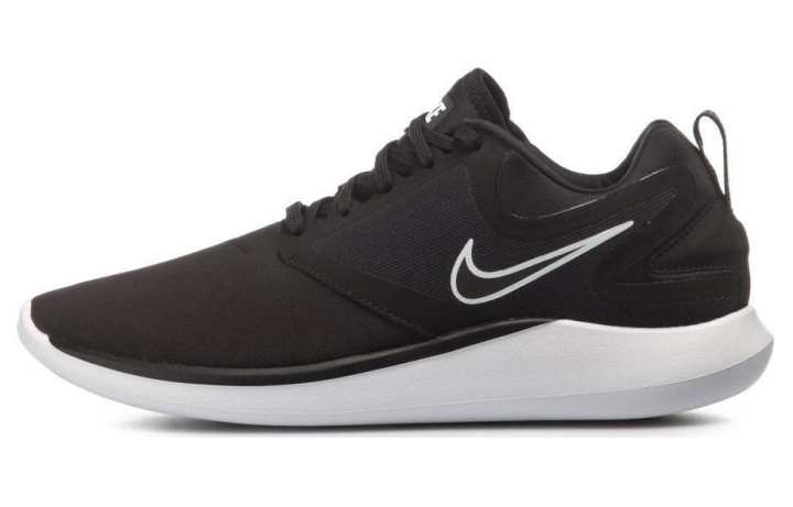 Nike Nike Lunarsolo Cushioning Breathable Cushioning Breathable Low top Running Shoes Men's Black White