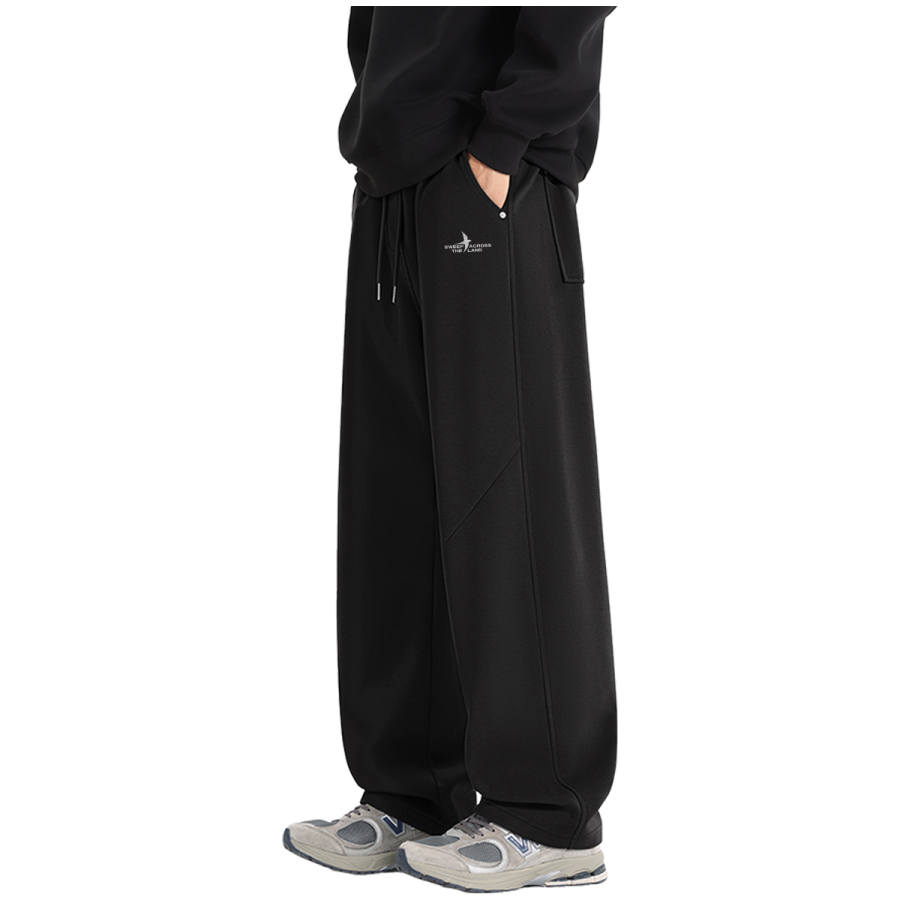 MINISO Casual Pants Unisex Thickened And Fleece Lined Scimitar Pants