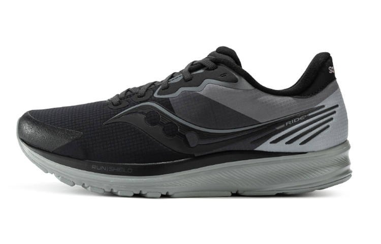 Saucony Ride Yutu 14 Fabric Cushioning Slip Resistant Abrasion Resistant Breathable Support Low top Running Shoes Men's