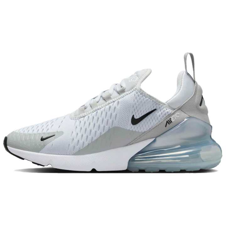 Nike Nike Air Max 270 Pure Platinum Light Smoke Grey Metallic Silver Black Women's