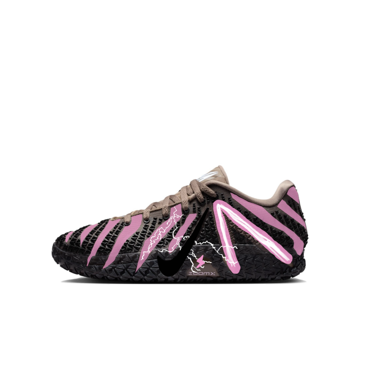 Nike Nike Ja Morant 3 Cushioning, Wear Resistant Low top Basketball Shoes Men's Black Pink