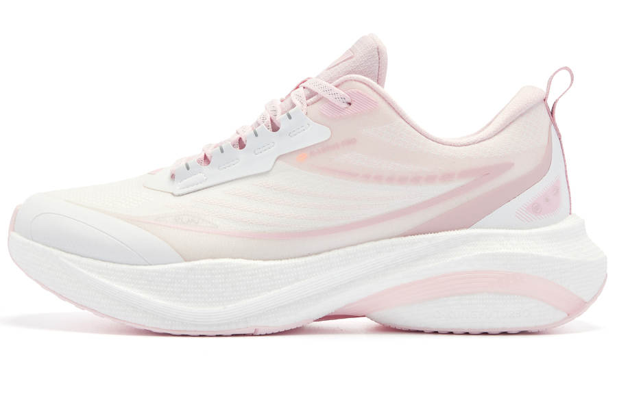 QIAODAN Swiftlet 4.0 Textile, Synthetic Leather Low top Q KUNGFU TURBO Running Shoes Women's Pink White