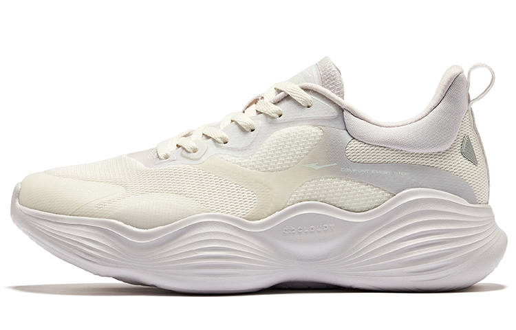 Erke Bao Bao Dan 2.0 Textile, Synthetic Leather Cushioning, Wear Resistant Low top Casual Running Shoes Women's
