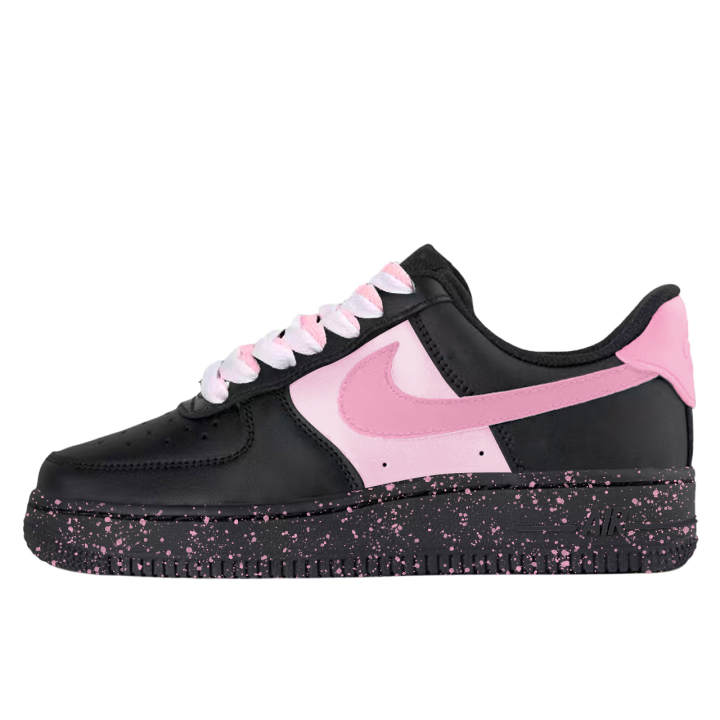 Nike Nike Air Force 1 Pink Starry Slip Resistant Abrasion Resistant Slip Resistant Abrasion Resistant Low top