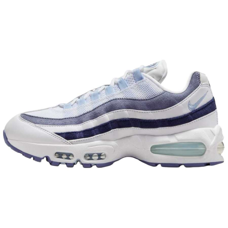 Nike Nike Air Max 95 Running Shoes Women's White Blue