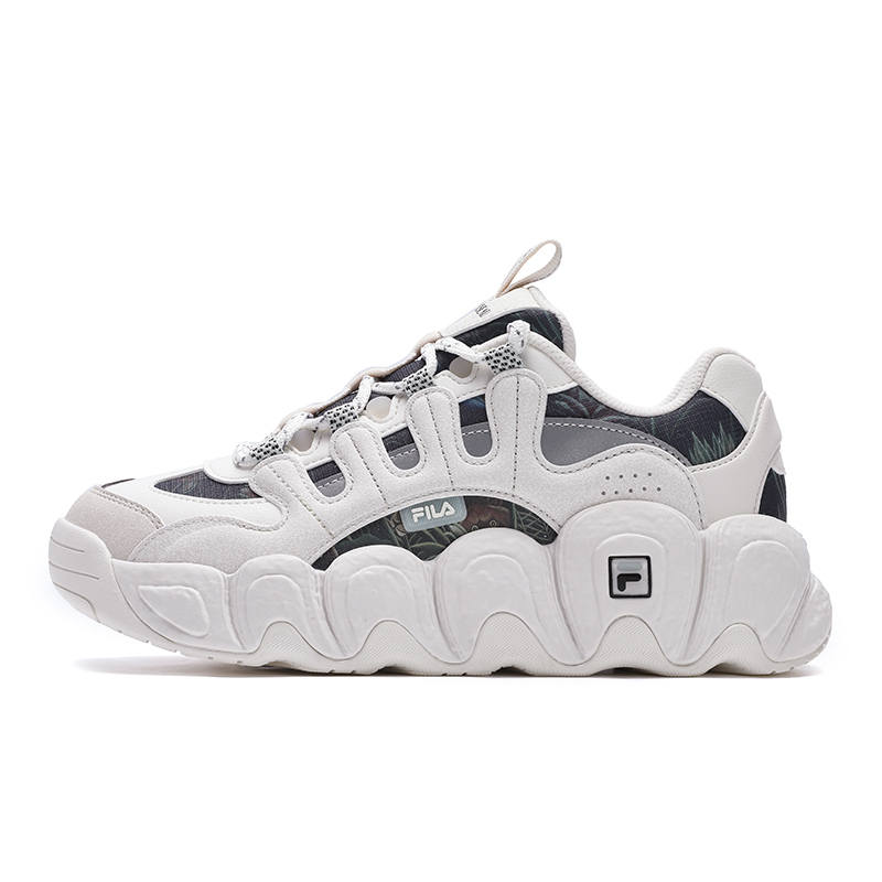 FILA Croissant Textile, Leather Abrasion Resistant Low top Running Shoes Women's Snow