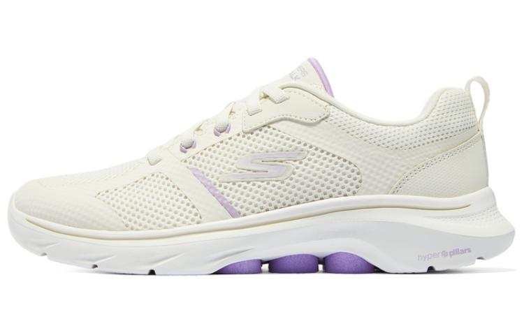 Skechers GO WALK 7 Comfortable Fabric Low top Casual Running Shoes Women's Beige