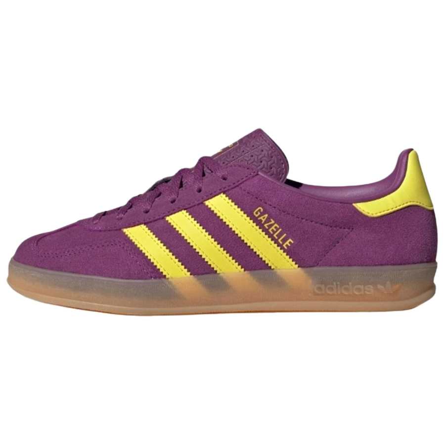 Adidas Originals Gazelle Wmns Adidas Originals Indoor 'Rich Mauve Yellow' Women's