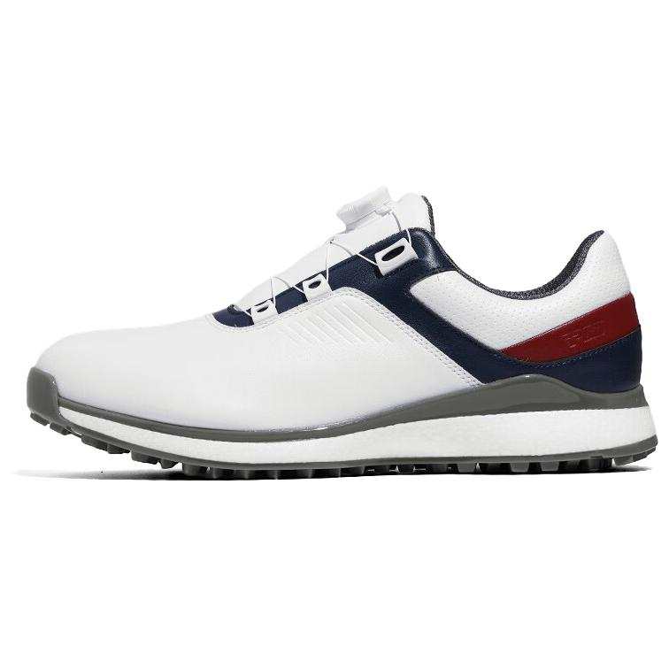 PGM Microfiber Leather Slip Resistant Abrasion Resistant Low top Golf Shoes Men's White