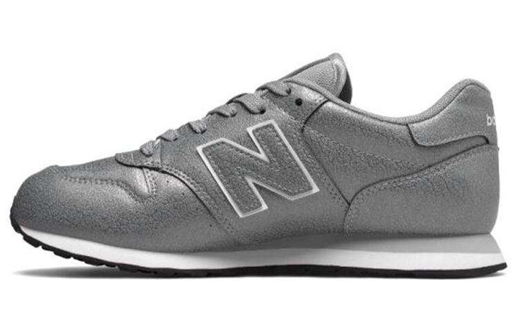 New Balance New Balance NB 500 Textile, Synthetic Leather Low top Running Shoes Women's Silver Gray