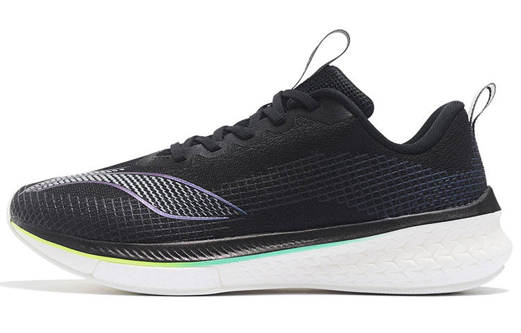 Li-Ning Li Ning Red Hare 5 Pro Fabric Rebound Cushioning Abrasion Resistant Slip Resistant Low top Running Shoes Men's Black