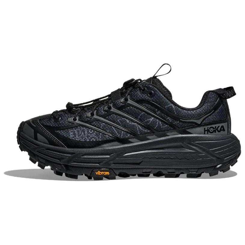 HOKA ONE ONE Mafate Three 2 Breathable Low top Casual Running Shoes Unisex Black