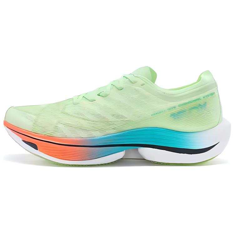 XTEP Racing 160X 5.0 Versatile Cushioning, Wear Resistant Low top Running Shoes Men's Green Red Blue