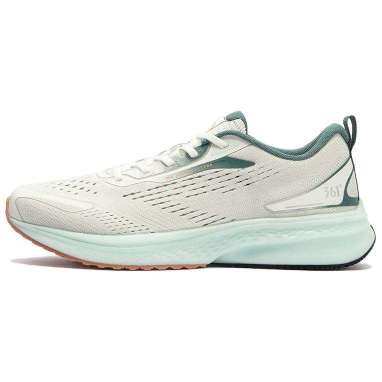 361° Cushioning, Wear Resistant Low top Running Shoes Men's White Green