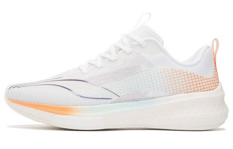Li-Ning Li Ning Red Hare 5 Pro Slip Resistant Abrasion Resistant Low top Running Shoes Women's Standard White