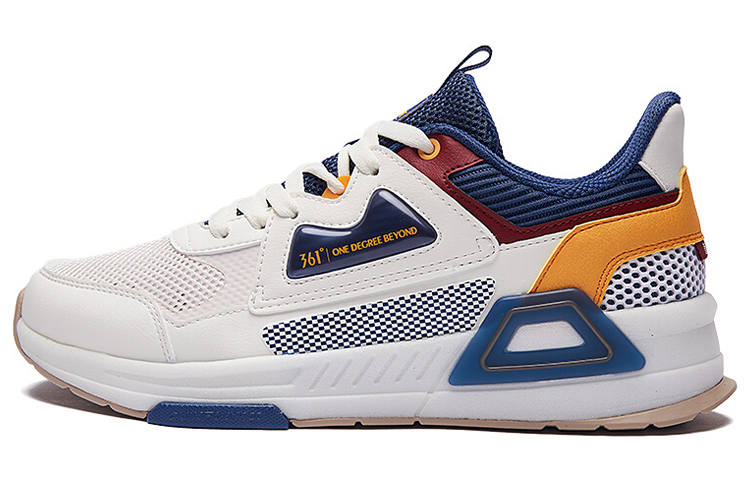 361° QU!KFOAM Comfortable Low top Athletic Shoes Men's White Blue