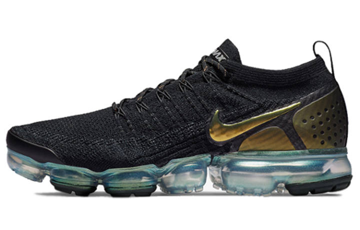 Nike Nike Air VaporMax Flyknit 2 Black Metallic Silver Multi Color