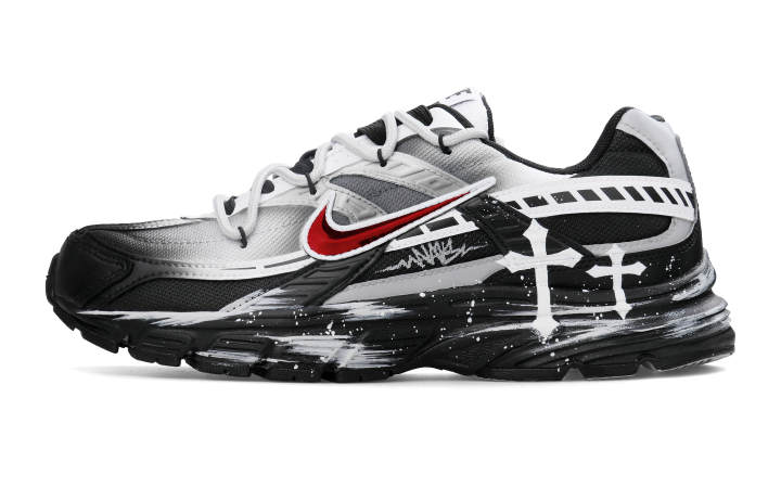 Nike Nike Initiator Fabric Cushioning Breathable Support Cushioning Breathable Support Low top Running Shoes Men's Black Red