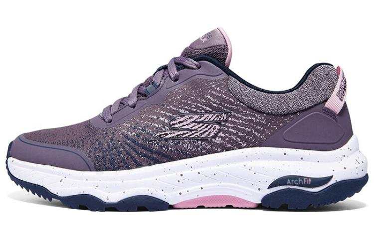 Skechers Go Walk Arch Fit Wild Purple White Women's