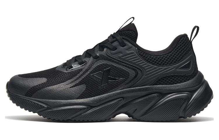 XTEP Versatile Cushioning Slip Resistant Abrasion Resistant Breathable Low top Running Shoes Women's Black
