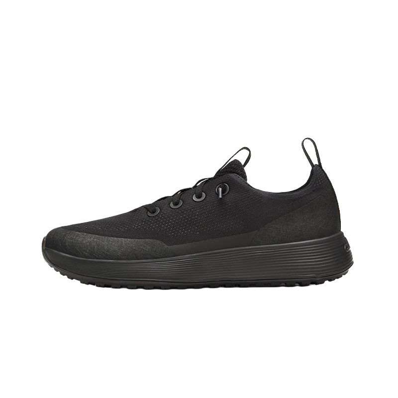Allbirds Tree Runner Go Cushioning Slip Resistant Low top Running Shoes Women's Natural Black