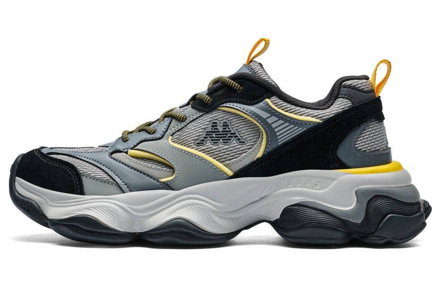 Kappa Cushioning Lightweight Cushioning Lightweight Low top Running Shoes Men's Gray