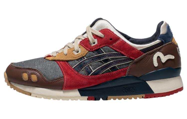 ASICS EVISU X Asics Gel-Lyte 3 Red Gray Brown