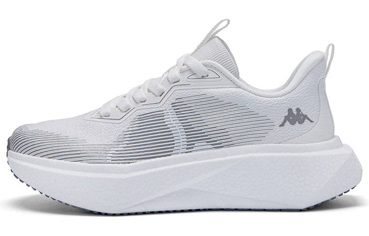 Kappa Diamond 1.0 Breathable Coverage Support Low top Casual Running Shoes Unisex Classic White