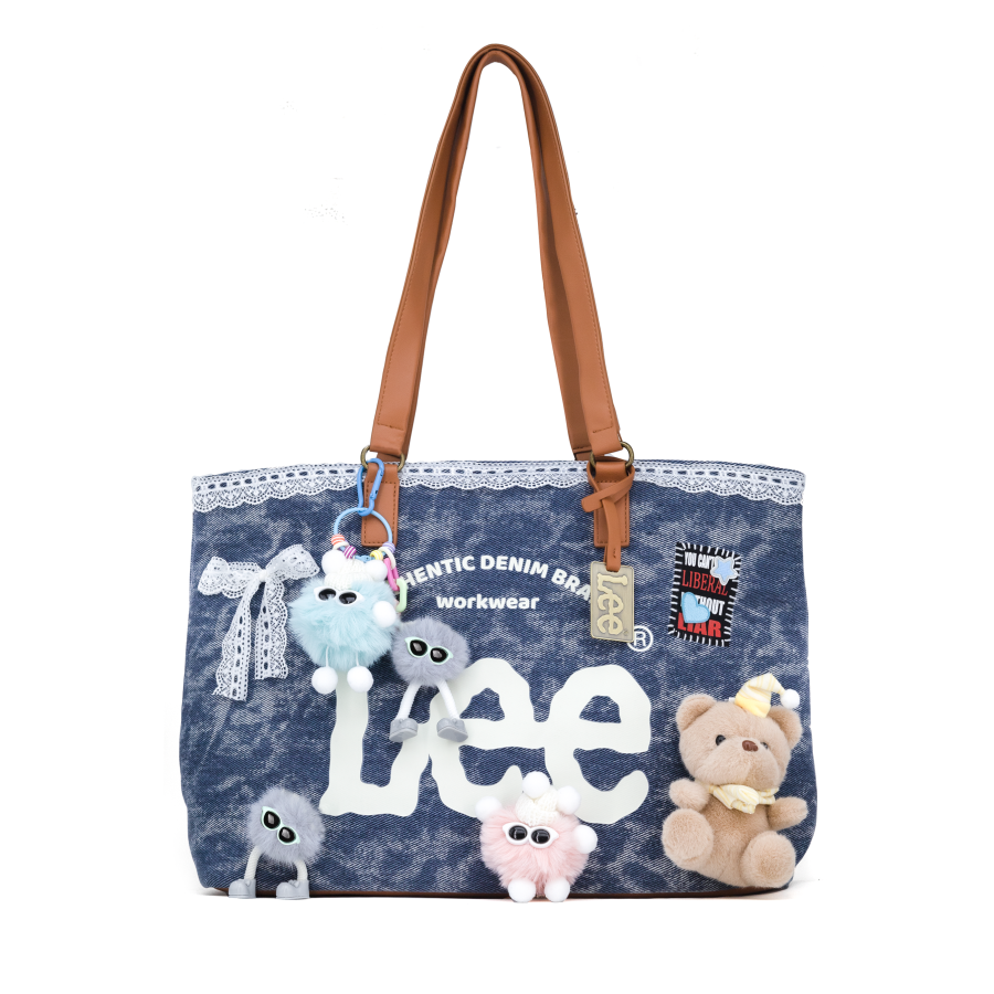 Lee Classic 101 Fabric Shoulder Bag Tote Regular Women's Doll Holiday