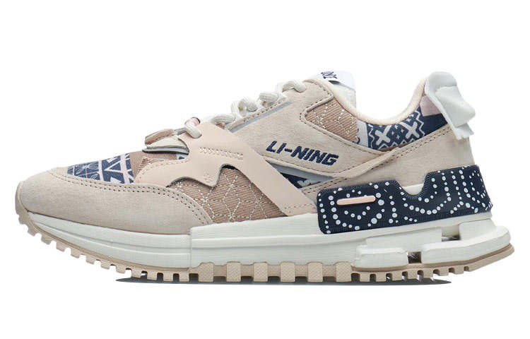 Li-Ning Li Ning 001 Slip Resistant, Abrasion Resistant, Lightweight Low top Running Shoes Women's Light Taupe