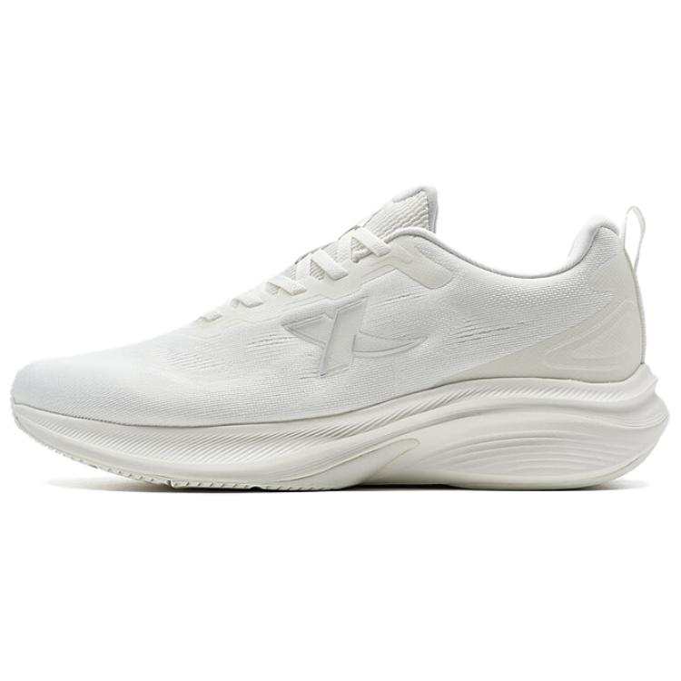 XTEP Cushioning Abrasion Resistant Coverage Low top Sprint Running Shoes Women's Sail White