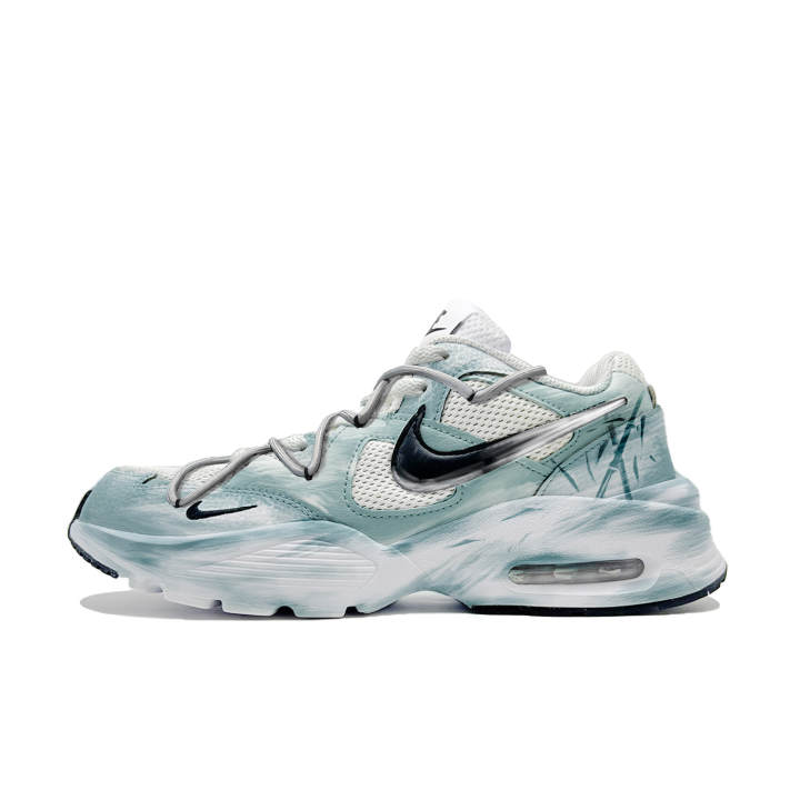 Nike Nike Air Max Fusion Slip Resistant Abrasion Resistant Low top Casual City Commuting Running Shoes Men's Light Blue
