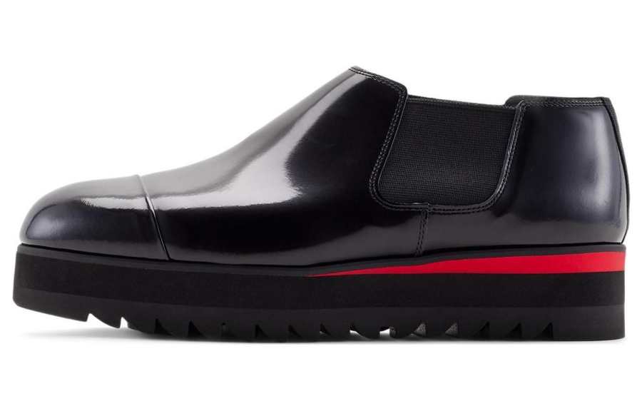 Onitsuka Tiger THE ONITSUKA Wear resistant And Lightweight Low top Casual Shoes Women's Black Red
