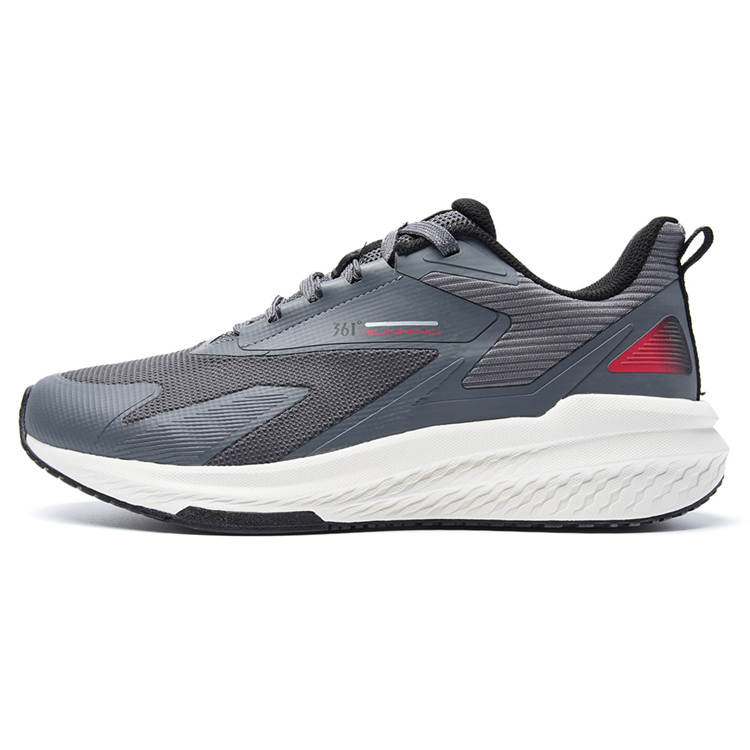 361° Cushioning, Wear Resistant Low top Running Shoes Men's Gray Black