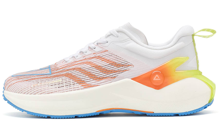 PEAK State Extreme 5.0 Pro Cushioning, Wear Resistant Low top Running Shoes Women's White Orange