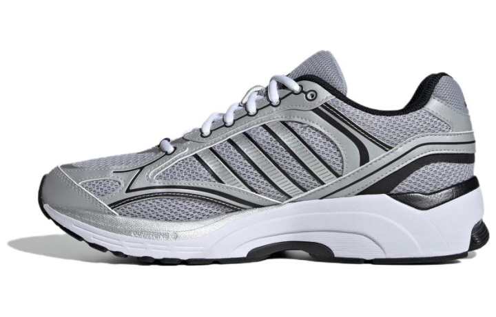 Adidas Adidas Spiritain 2000 Textile, Synthetic Leather Low top Running Shoes Unisex Gray Silver Black