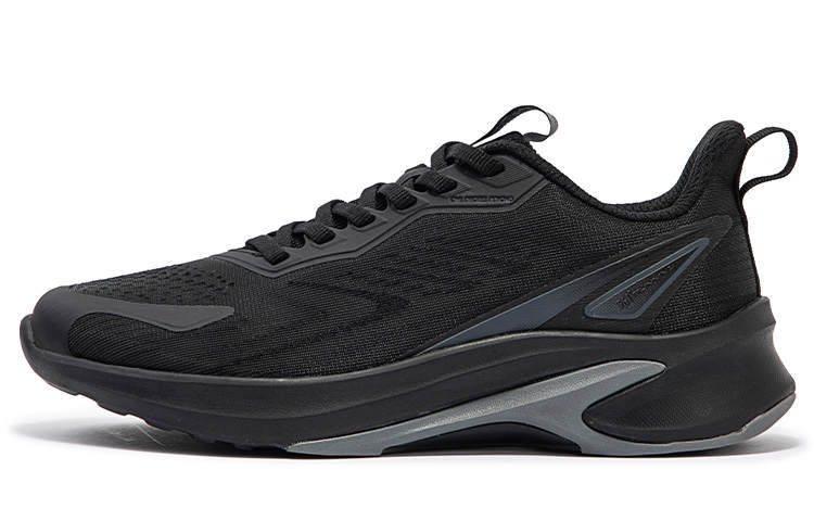 361° Sharp Tooth Collection Slip Resistant, Abrasion Resistant, Breathable Low top Running Shoes Women's Black Gray