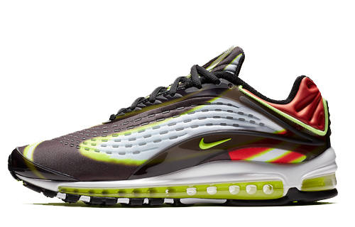 Nike Nike Air Max Deluxe Black Volt Habanero Red