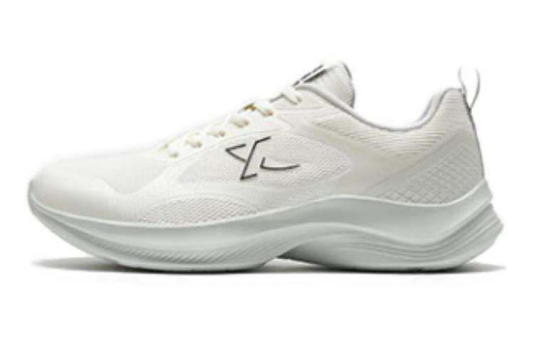 XTEP Cushioning, Wear Resistant Low top Running Shoes Men's Sail White Gray
