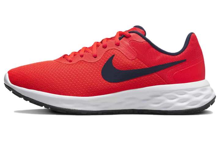 Nike Nike REVOLUTION 6 Comfortable Fabric Cushioning Slip Resistant Abrasion Resistant Lightweight