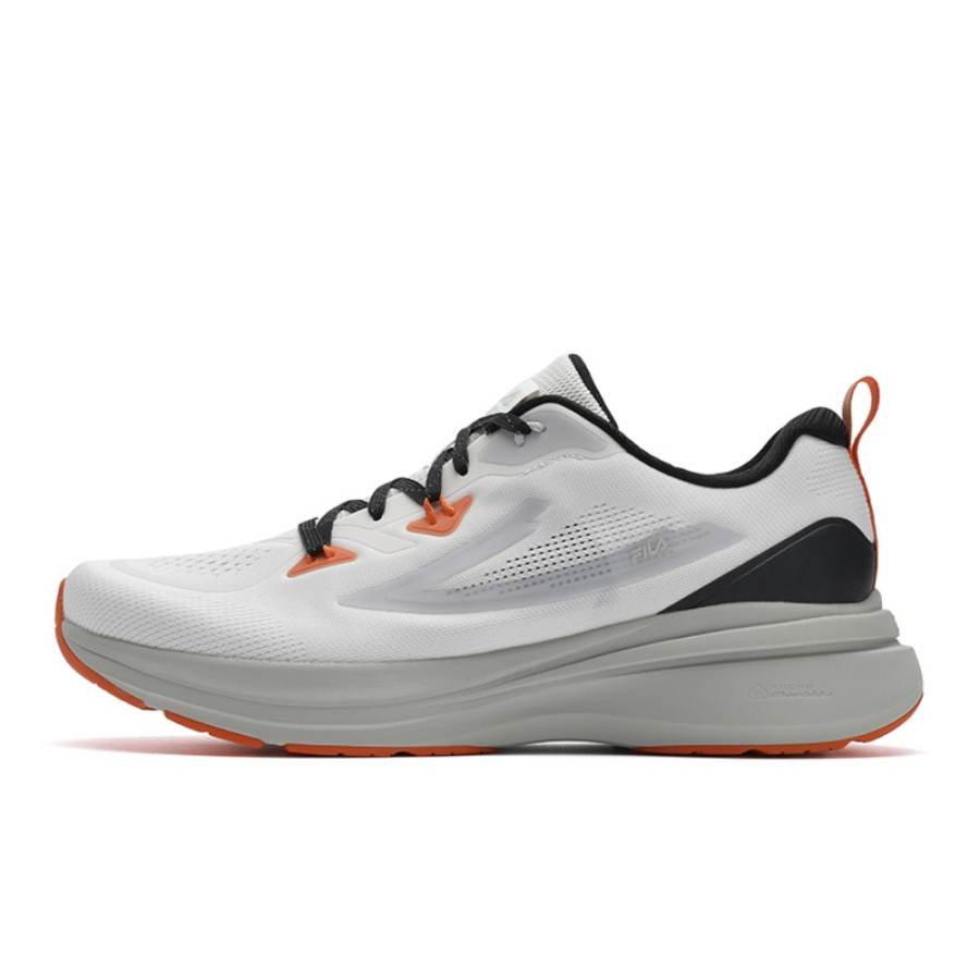FILA NUVOLE 1+ Breathable And Lightweight Low top Running Shoes Men's Fragrant Snow