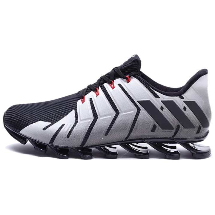 Adidas Adidas Springblade Comfortable Cushioning, Wear Resistant Low top Running Shoes Men's Black White