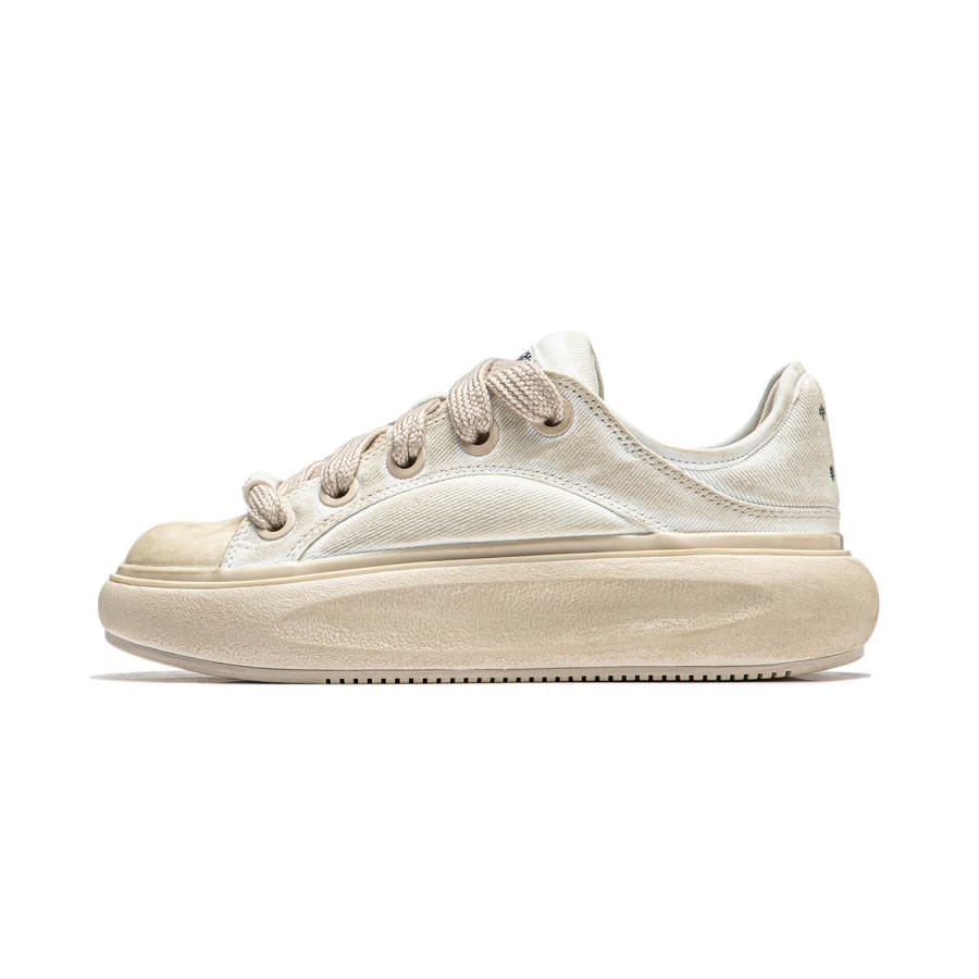 Li-Ning Li Ning Yun You C4D Cushioning, Wear Resistant Low top Casual Shoes Women's Ivory