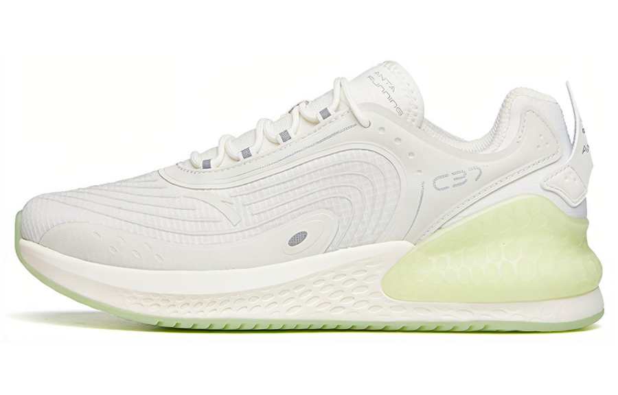 Anta C37+ Soft Sole Low top Running Shoes Men's White Green