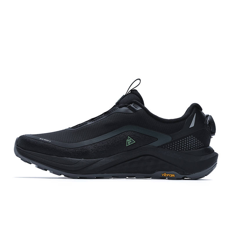 FILA BOA WOLF Slip Resistant Coverage Support Balance Low top Trail Running Shoes Men's Black